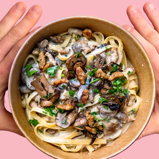 Fettuccine Boscaiola.