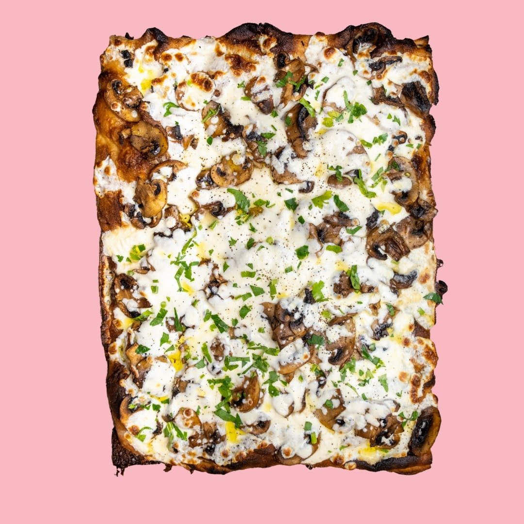 Crostino Zucchini Pizza.